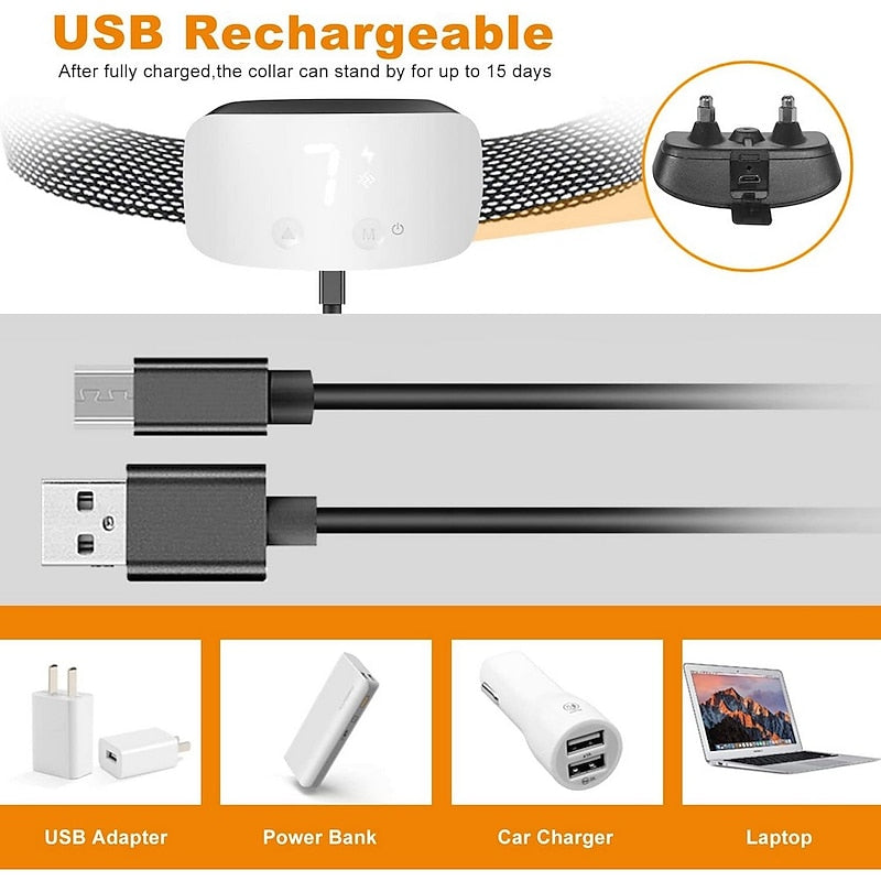 NovaPup Oplaadbare Touchscreen Blaashalsband Waterdicht