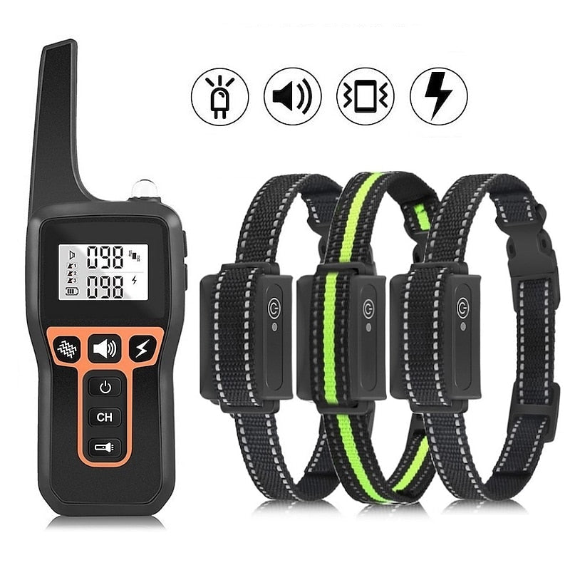 ZenRidge Waterproof Training Collar For Dogs Up To 1000 Meters Rechargeable