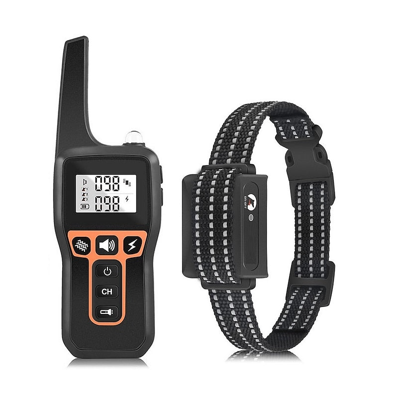 PaceGuard RangePro Collar Waterproof With Beep Vibration And Shock Up To 1000 Meters
