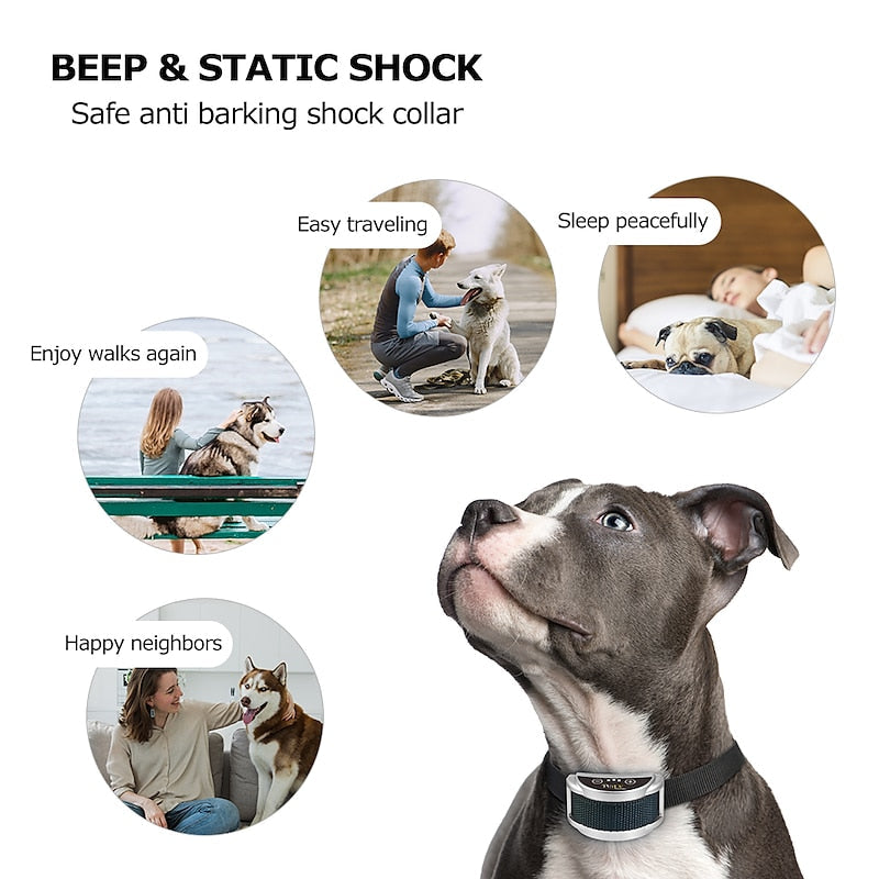CanineGuard Pro Blaashalsband Voor Alle Rassen Oplaadbaar