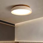 Lampu Siling Travertine dengan Alas Kayu Aureli