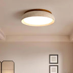 Lampu Siling Travertine dengan Alas Kayu Aureli