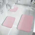 Tapis de bain en mousse à mémoire de forme CloudStride 3 pièces antidérapants