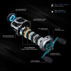 Piscifun Alloy M Low Profile Saltwater Baitcasting Reel