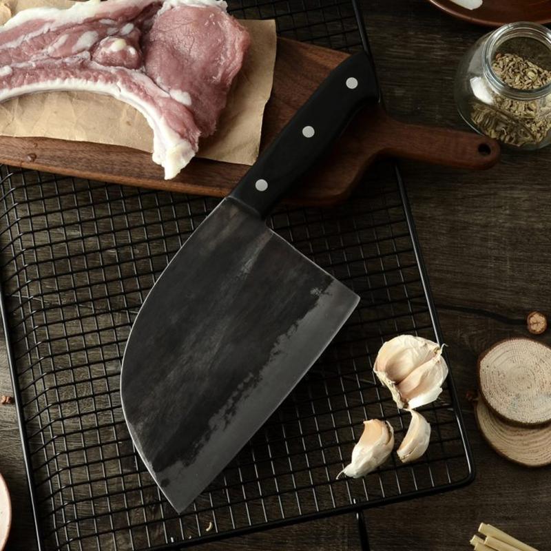 Cuchillo de Chef Forjado a Mano Almazan de Serbia con Acero al Carbono para Cocineros Caseros
