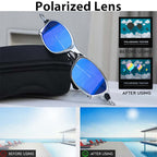 ZephyrEdge polarisierte Sport-Sonnenbrille mit UV400-Schutz