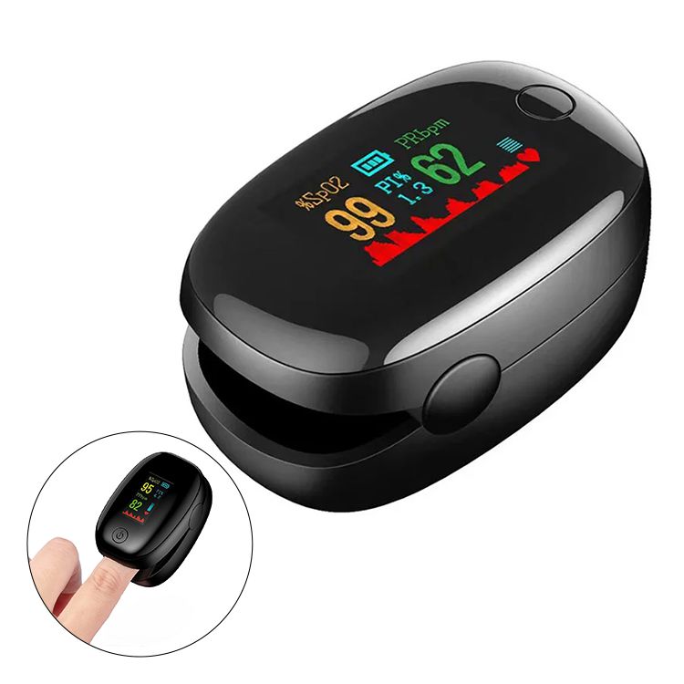 PulseNova Compact Fingertip Oximeter With One Button Readout