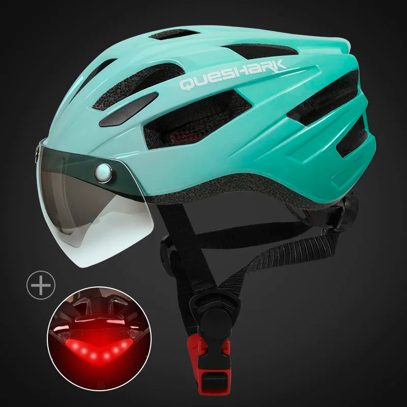 Uniwersalny kask rowerowy Velora z oświetleniem LED z tyłu