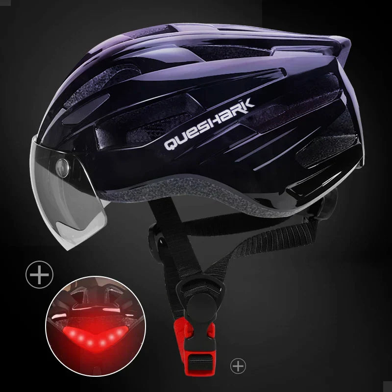 Uniwersalny kask rowerowy Velora z oświetleniem LED z tyłu