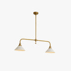 AstraVex Vintage Glass Pendant Light With White Shade