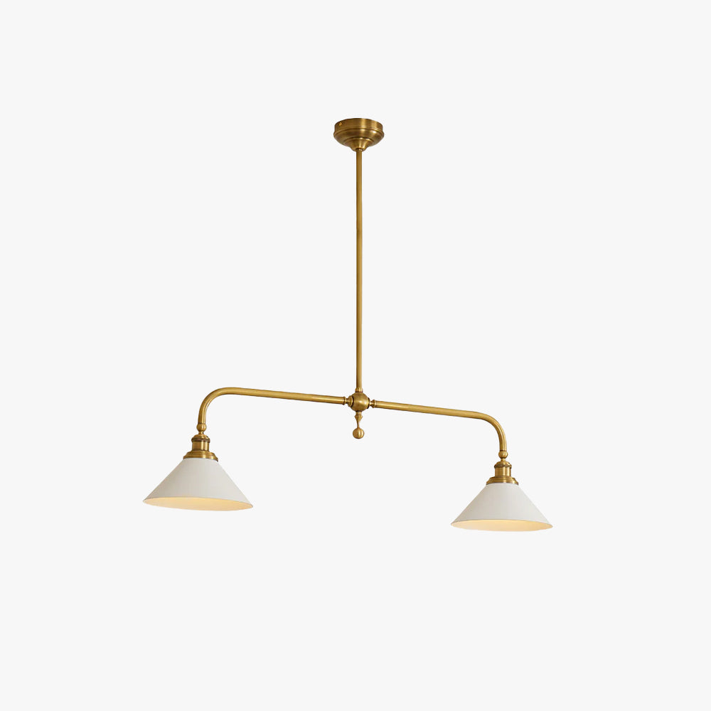 Lámpara colgante de vidrio vintage AstraVex con pantalla blanca