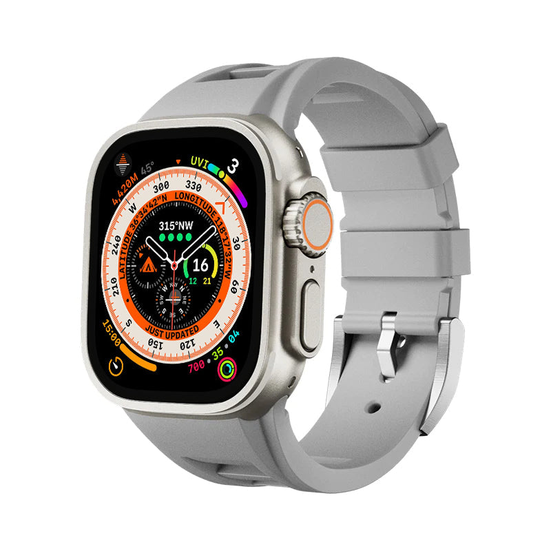 Zephra Sport FKM Replacement Band For Apple Watch Accessory