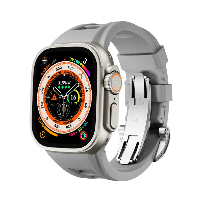 Zephra Sport FKM Replacement Band For Apple Watch Accessory