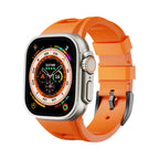 Zephra Sport FKM Ersatzarmband für Apple Watch Zubehör