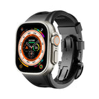 Zephra Sport FKM Ersatzarmband für Apple Watch Zubehör