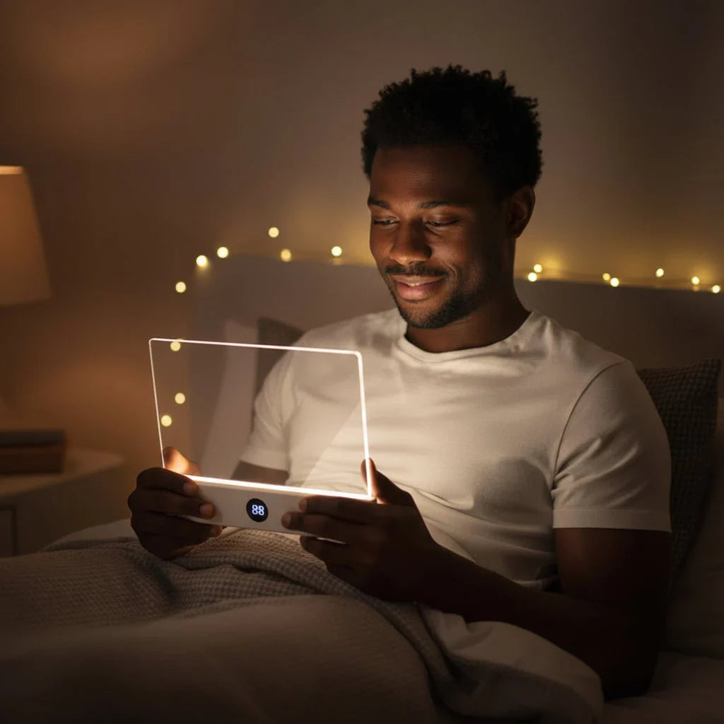 Luz de Leitura LED de Painel Recarregável por USB para Leitura Noturna