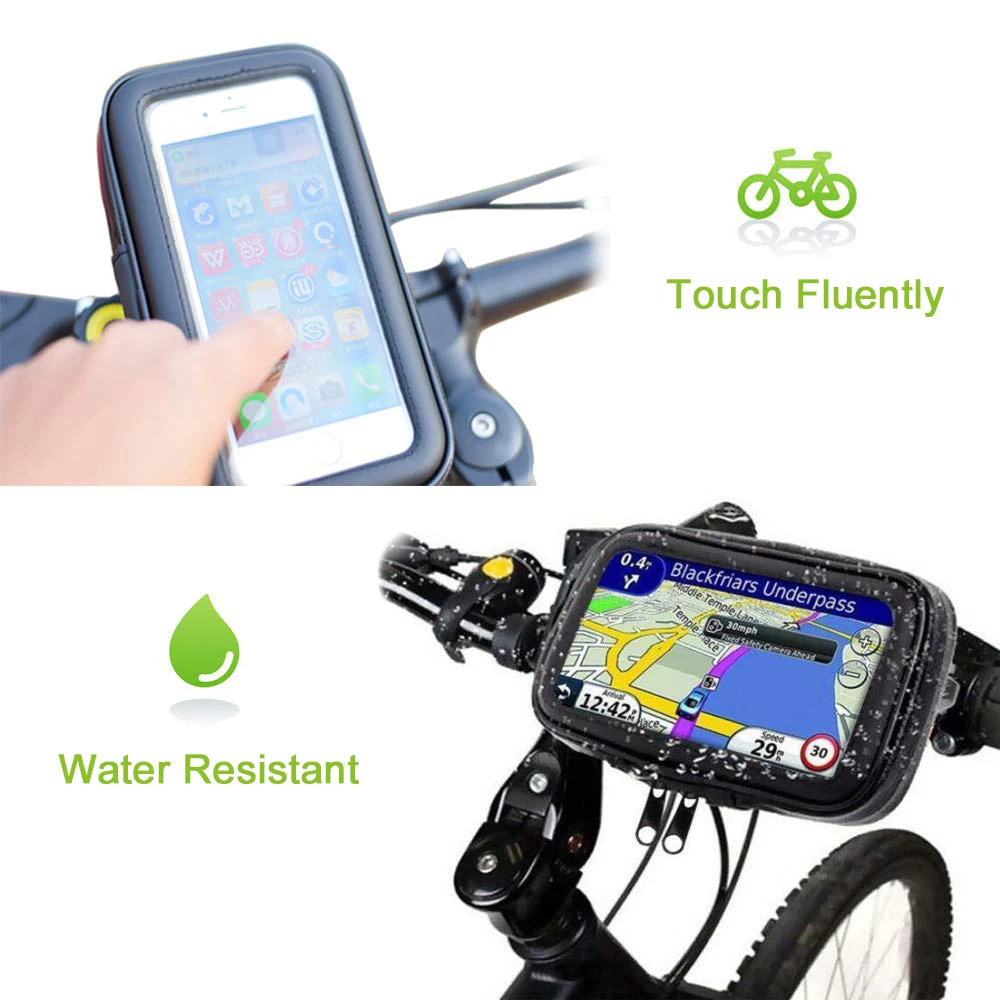 Azerin Bike Handlebar Smartphone Holder Waterproof Mount