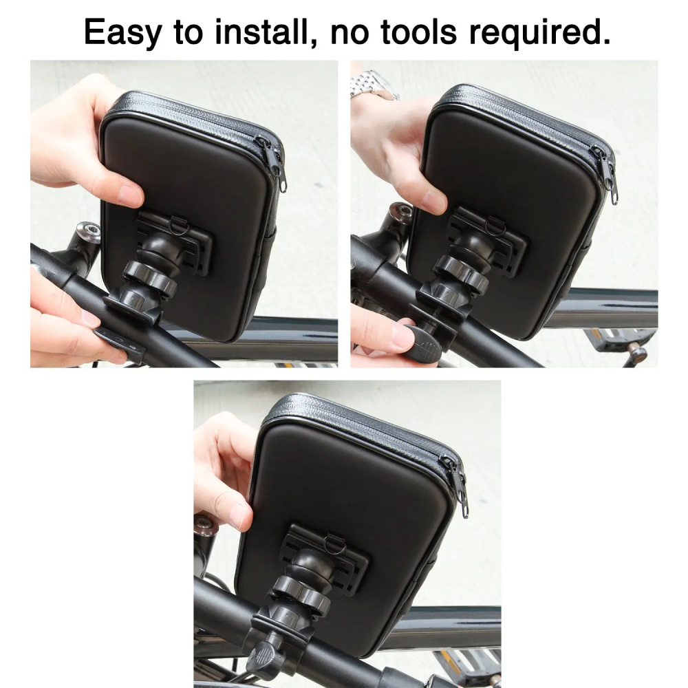 Azerin Bike Handlebar Smartphone Holder Waterproof Mount