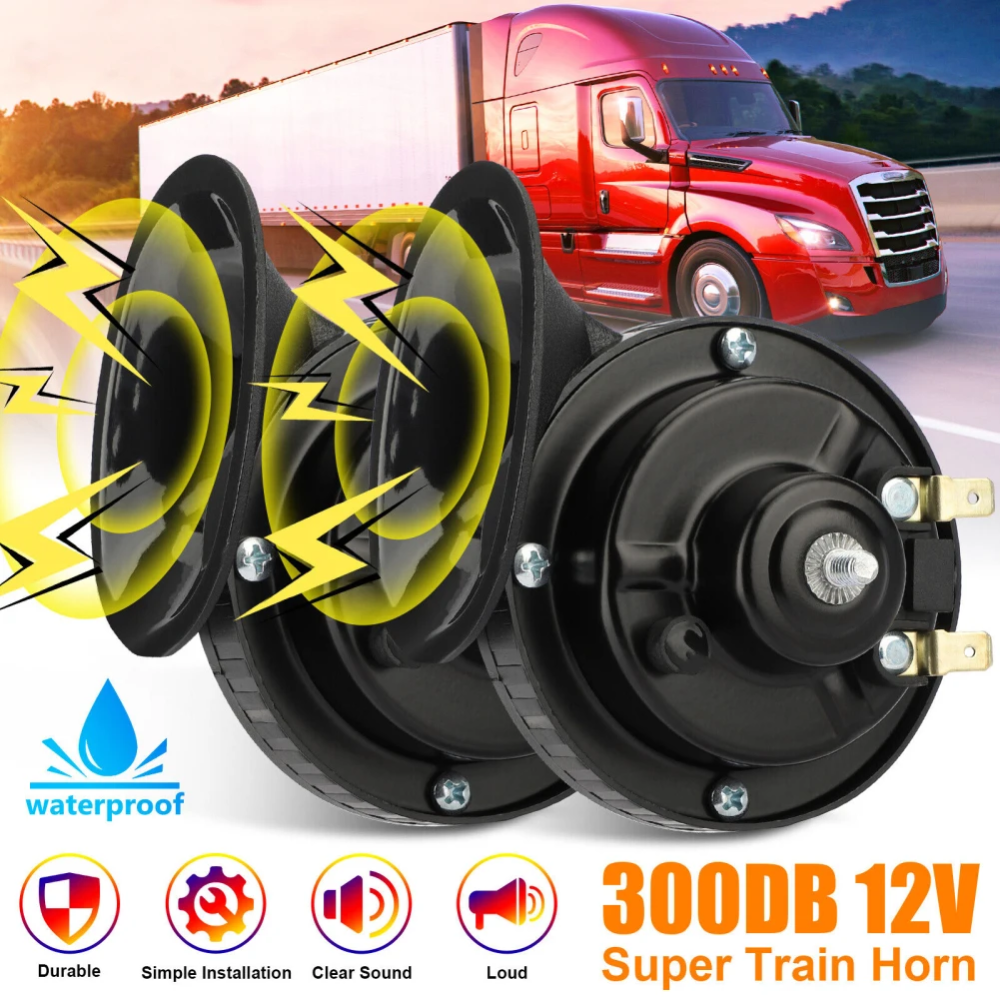 RailBlast Air Train Horn With Universal Fit For Trucks And Cars