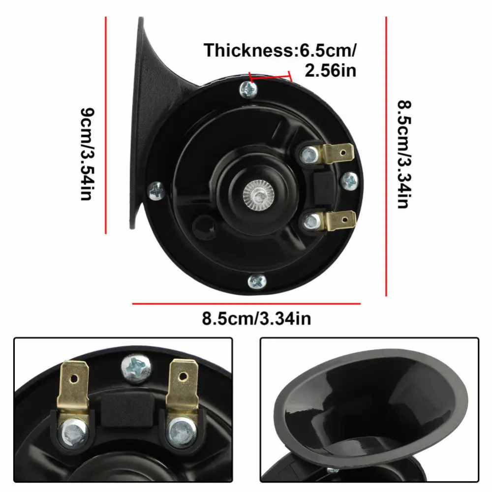 RailBlast Air Train Horn With Universal Fit For Trucks And Cars