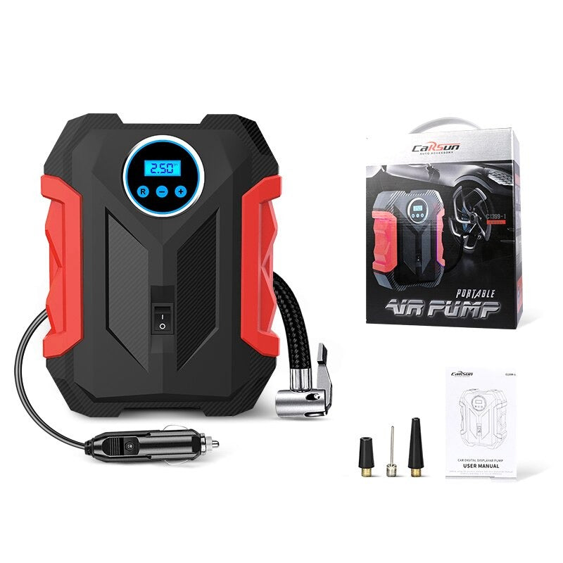 Portable Tire Inflator With Fast Inflation And Compact Design