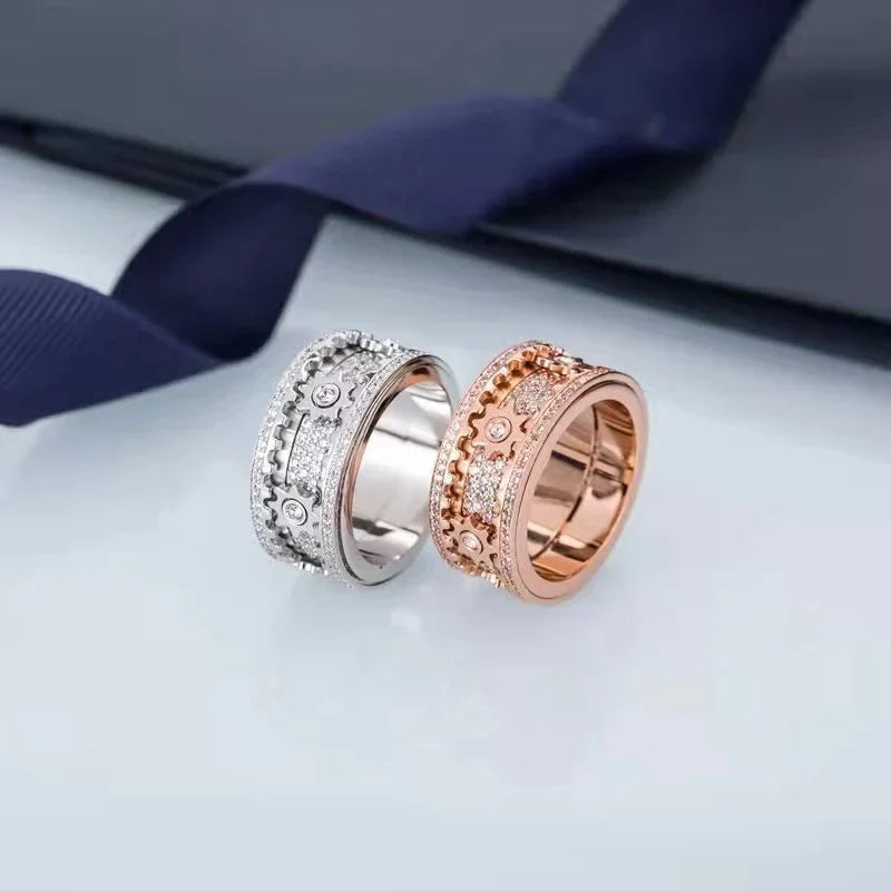Spinfinity-ring med spinnerbevegelse for profesjonell stressavlastning