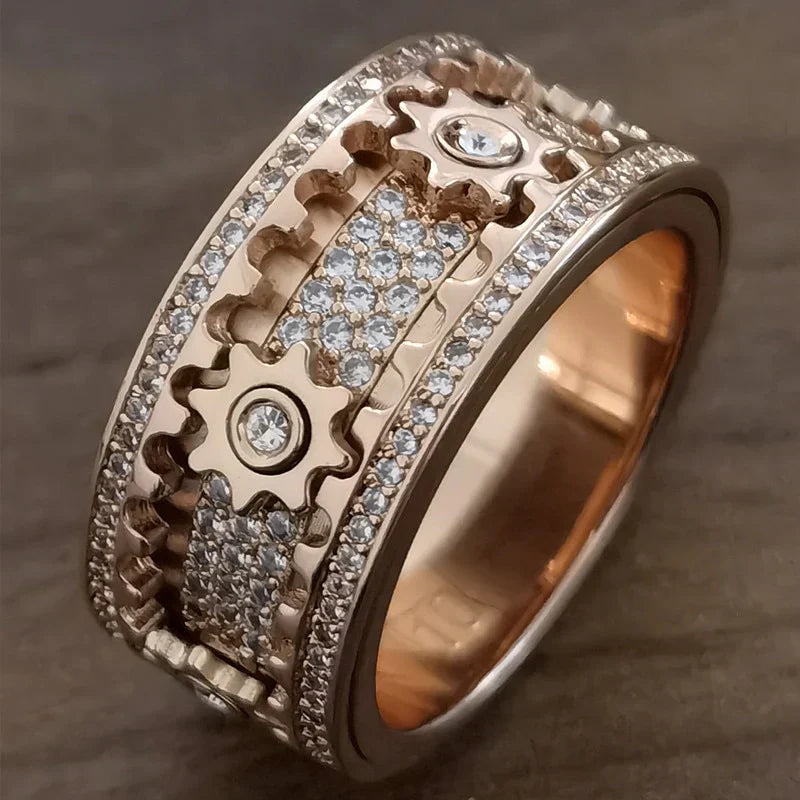 Spinfinity-ring med spinnerbevegelse for profesjonell stressavlastning