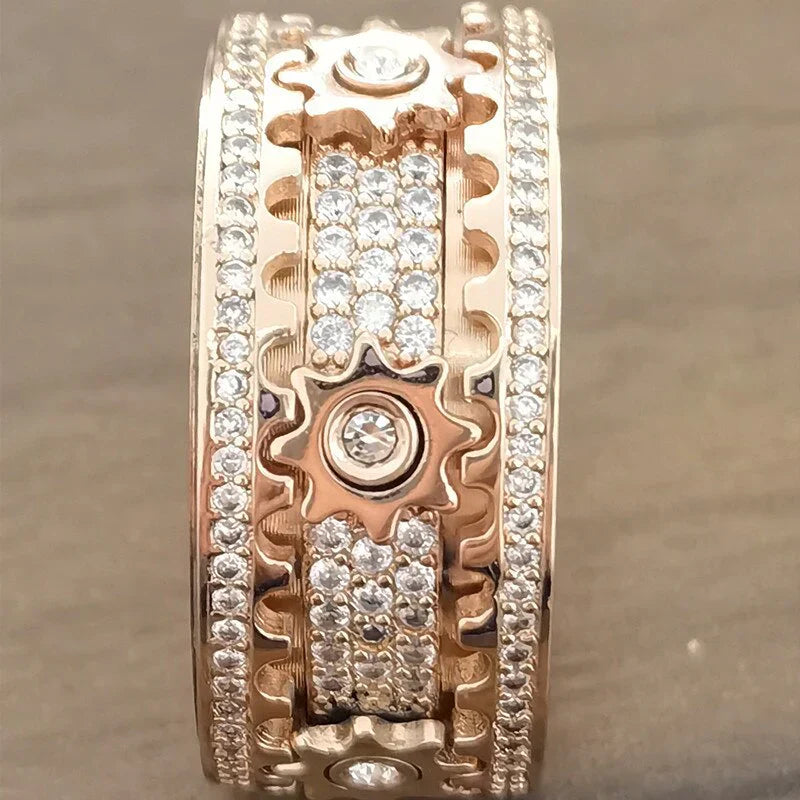 Spinfinity-ring med spinnerbevegelse for profesjonell stressavlastning