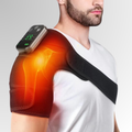 Adjustable Heated Shoulder Massaging Device For Posture Improvement And Tension Relief