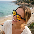 Óculos de Sol Polarizados Unissexo Estilo Anos 80 com Proteção UV400