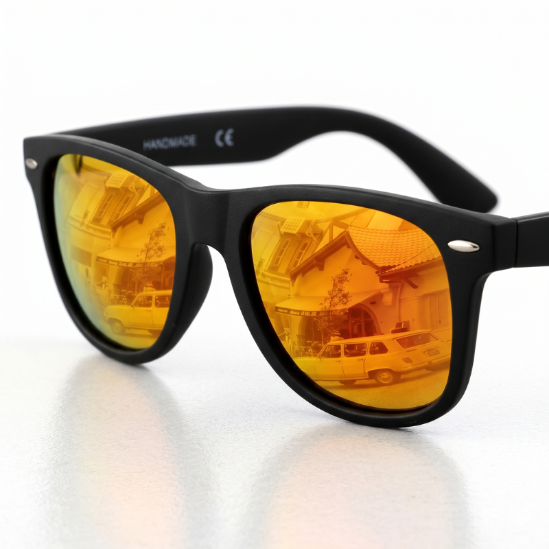 Óculos de Sol Polarizados Unissexo Estilo Anos 80 com Proteção UV400