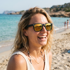 Óculos de Sol Polarizados Unissexo Estilo Anos 80 com Proteção UV400
