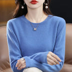 Luminara Cozy Women's Merino Wool Sweater For Autumn And Winter