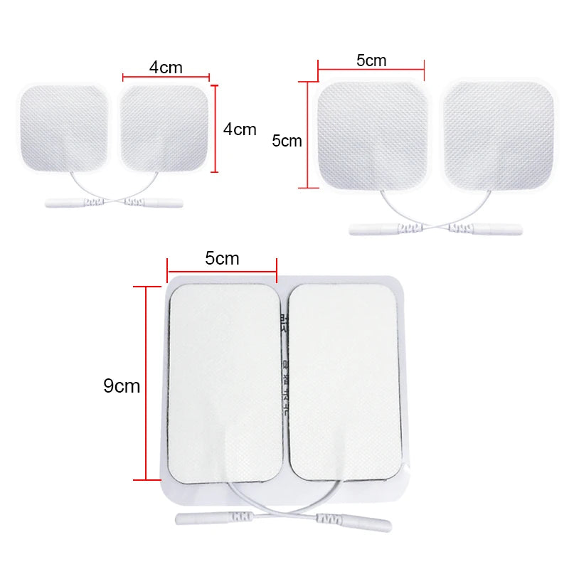 TENS ve EMS Terapi Cihazları için 2.0mm Fişli Jel Pedler