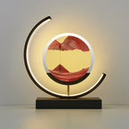 TerraGlow Sand Lamp Creates Tranquil Ambient Light Sculpture