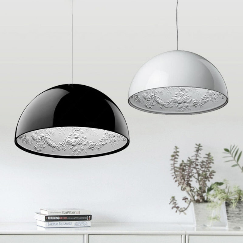 Solara Ember Dimmable LED Pendant Light In Mid Century Style For Dining Rooms