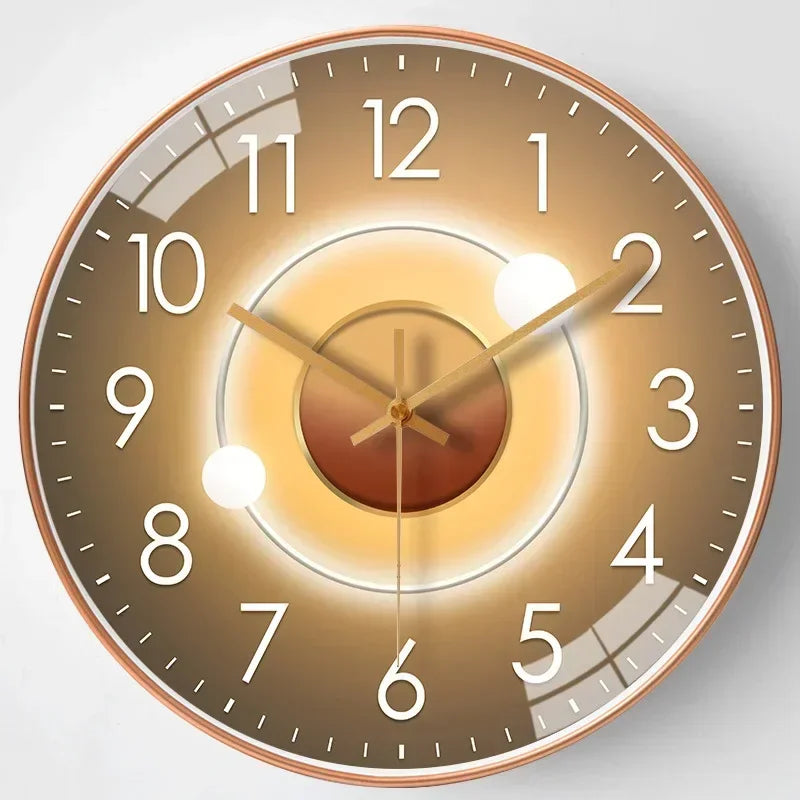 Avelon Silent Wall Clock In Classic Style For Bedroom And Office