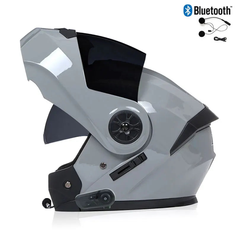 Modular Motorcycle Helmet with Bluetooth Integration
