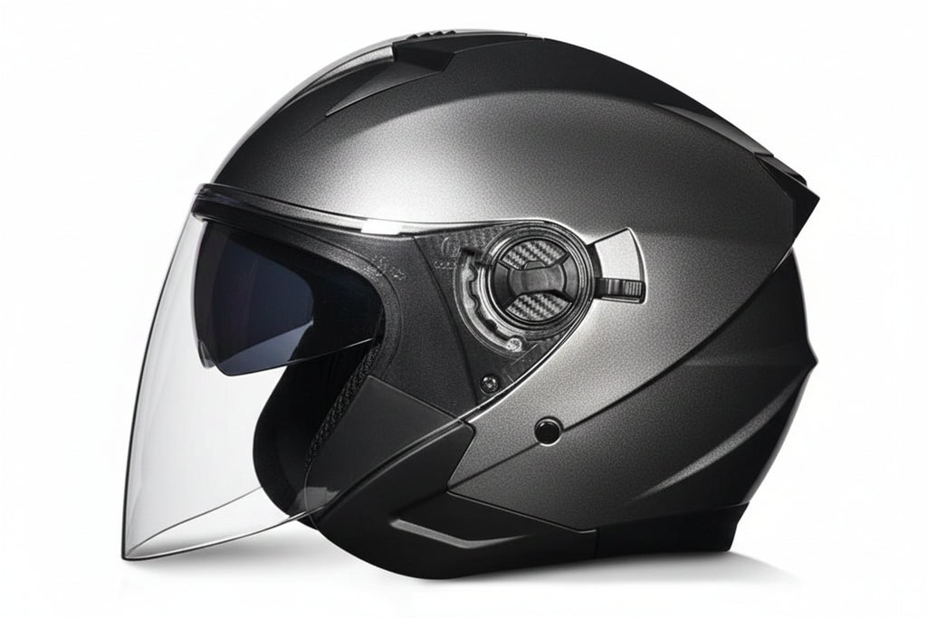 Versatile Half-Helmet with Dual-Lens System
