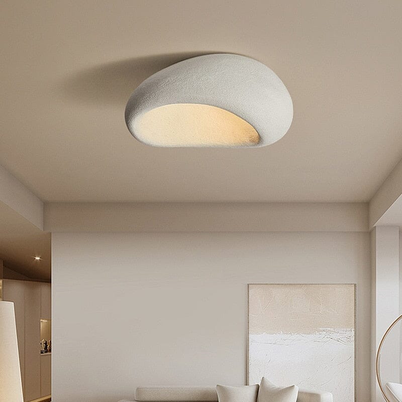 Lampa de tavan Wabi Sabi oferă o lumină ambientală blândă pentru locuințe moderne