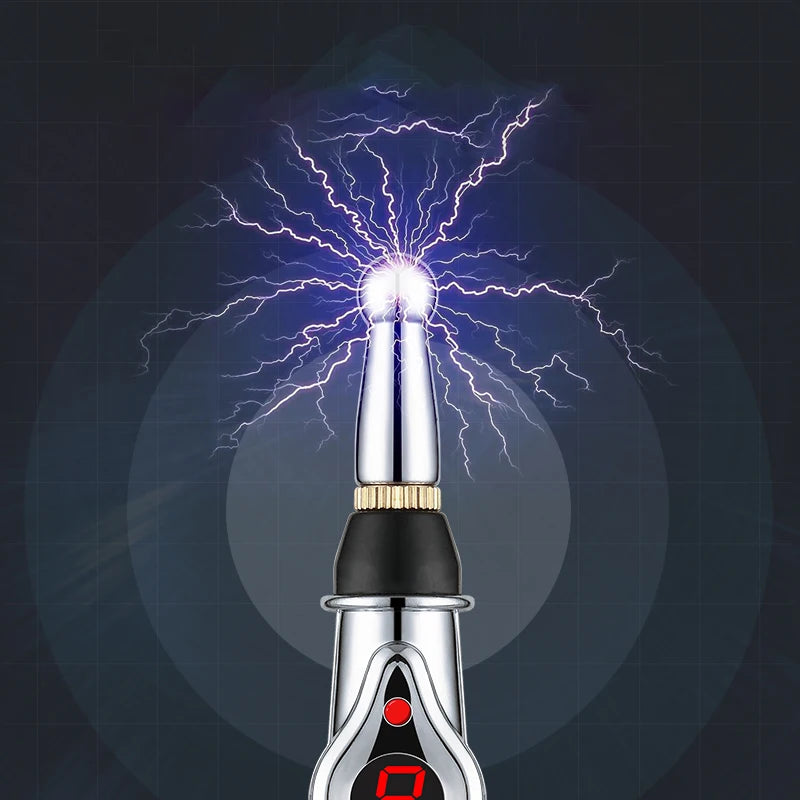 Electronic Point Stimulation Pen With Nine Intensity Levels And Three Heads