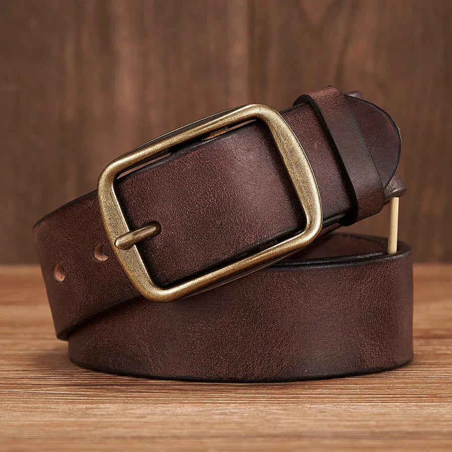 Marcelli Leather Belt For Everyday Use With Timeless Style