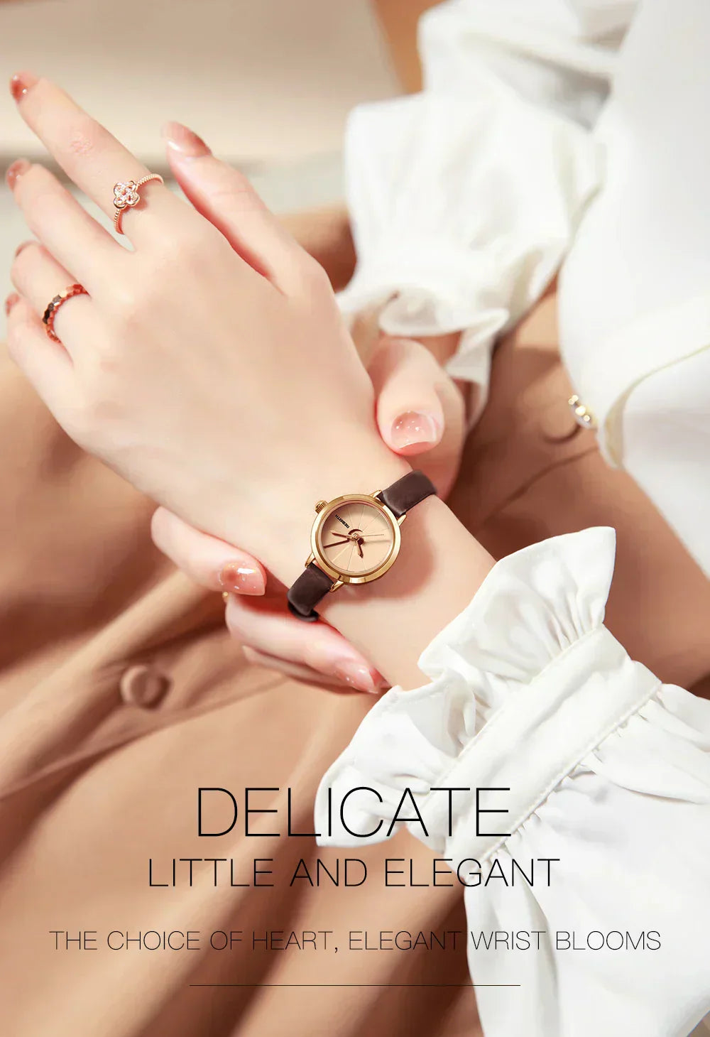 Timeless Mini Leather Watch For Women With Vintage Charm