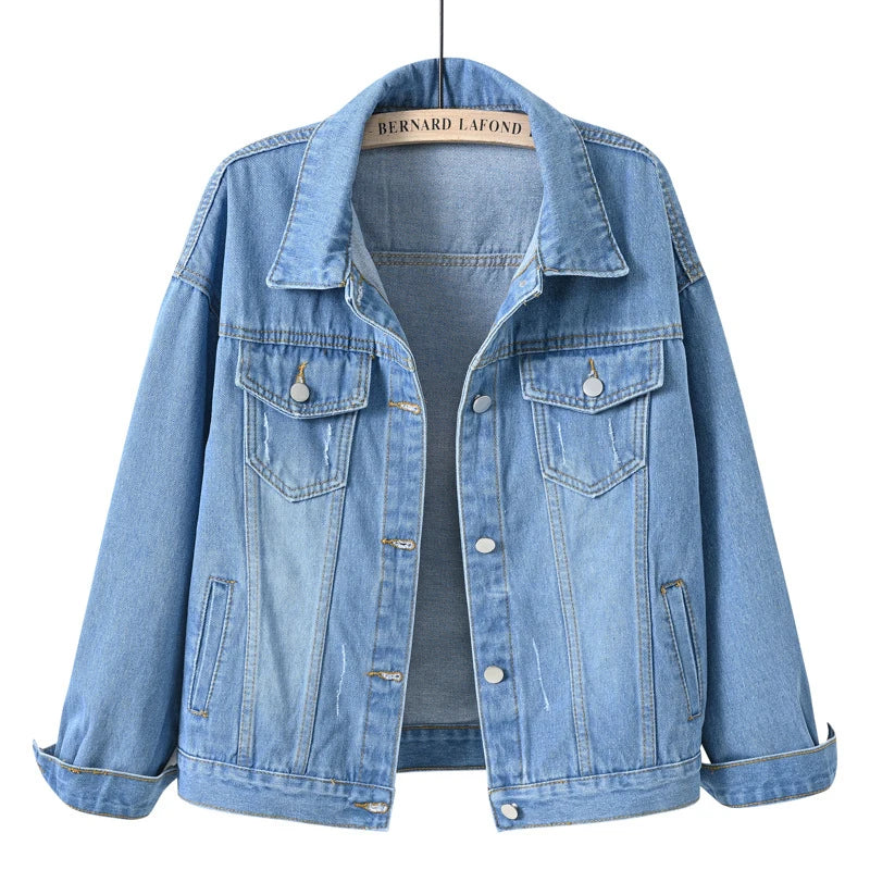 Veste en jean à boutons Harborline Everyday pour femmes