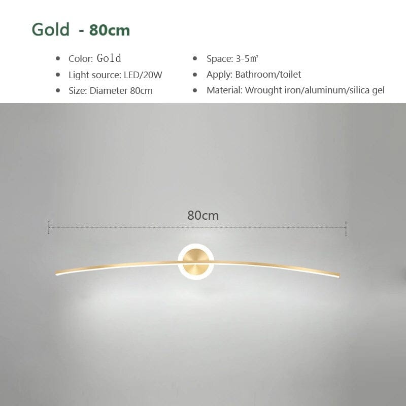 MirroLux LED-peilivalaisin moderniin kylpyhuoneeseen