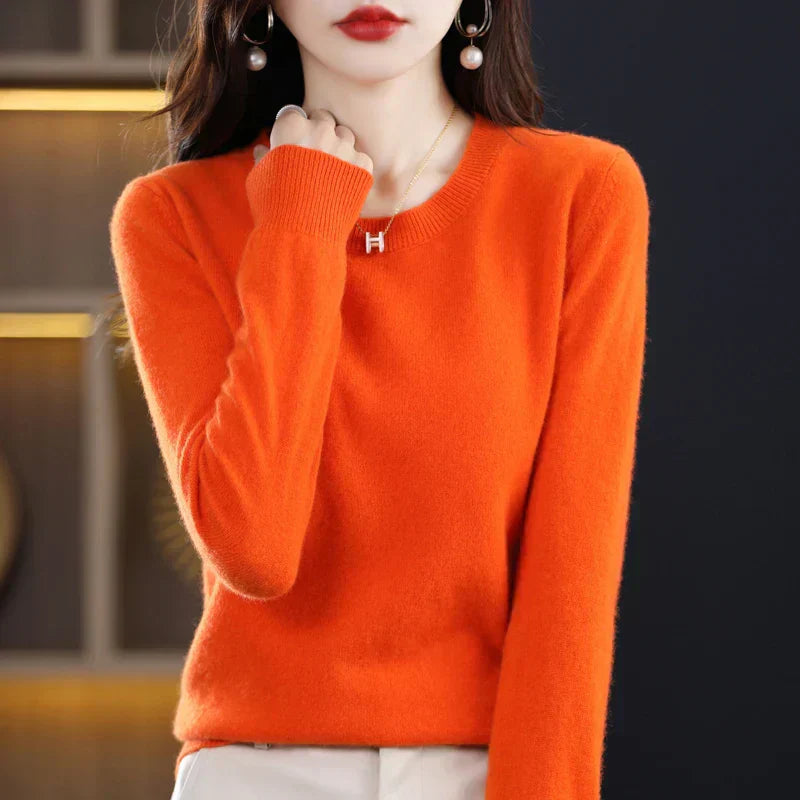 LyraSoar Wool And Cashmere Knit Sweater Winter Wear