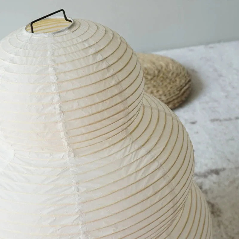 Stolní lampa Hikari s rýžovým papírovým stínidlem a třírežimovým stmívačem