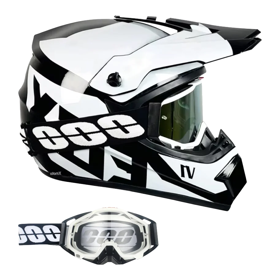 Kids Motocross Helmet with Goggles