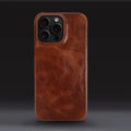 Crownline kézzel készített iPhone tok valódi marhabőrből