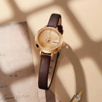 Timeless Mini Leather Watch For Women With Vintage Charm